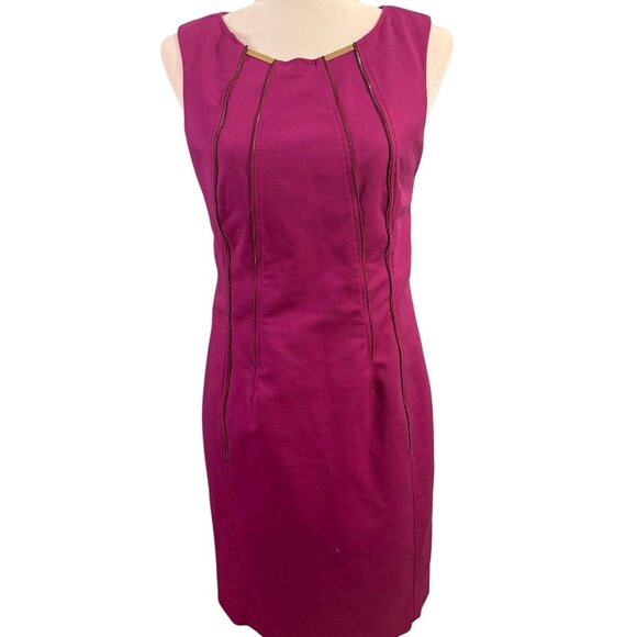 Calvin Klein Womens 8 Sheath Dress Workwear Professional Career Feminine Formal - Picture 1 of 8